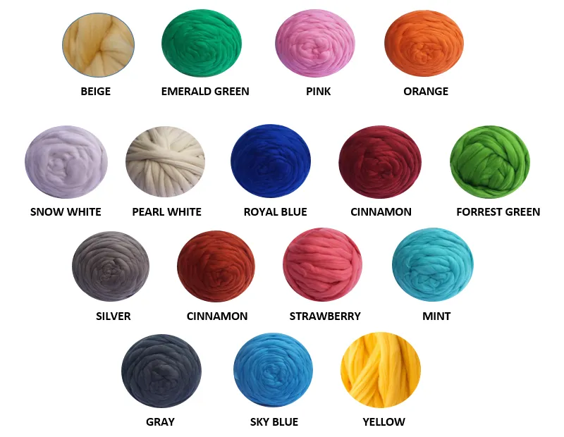 Super Chunky 100% Merino Wool Yarn. Pink