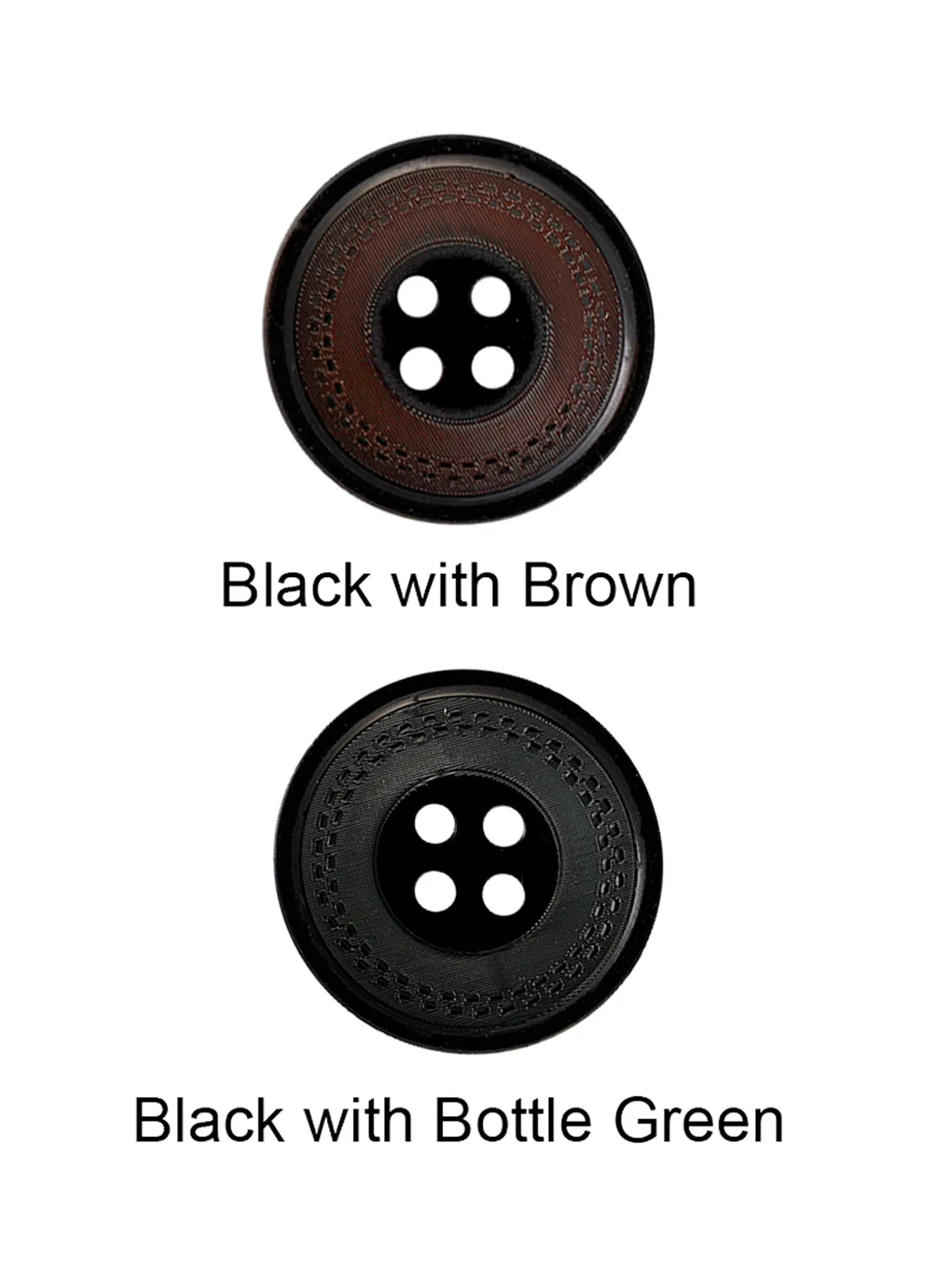 Super Elegance Round Shape 4-Hole Shiny Blazer/Coat Button